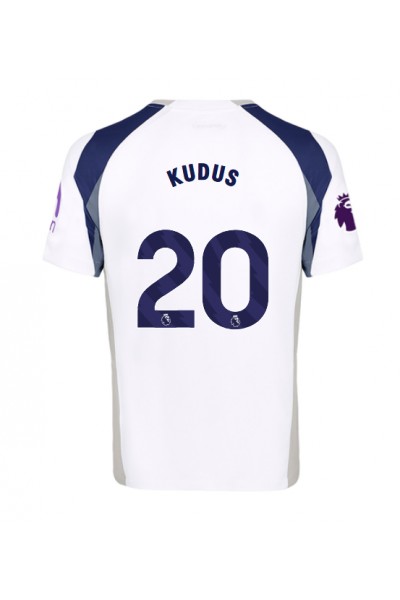 Tottenham Hotspur Mohammed Kudus #20 Jalkapallovaatteet Kotipaita 2025-26 Lyhythihainen Tottenham Hotspur Mohammed Kudus #20 Jalkapallovaatteet Kotipaita 2025-26 Lyhythihainen